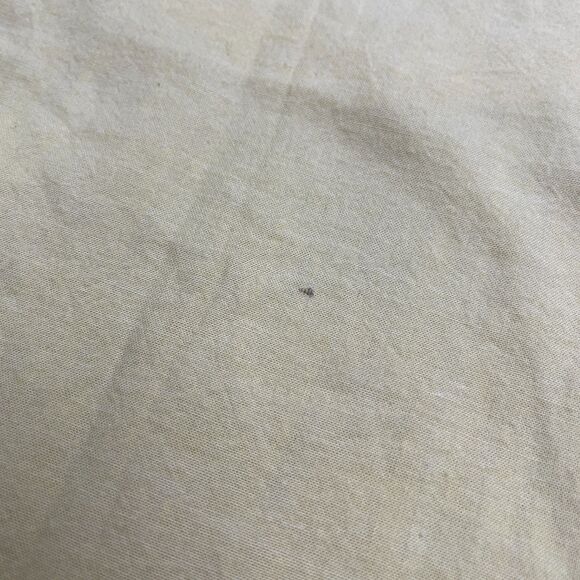 RVCA Kevin Spanky Long Button Down Shirt Mens Small Yellow Striped Short Sleeve - Picture 3 of 13